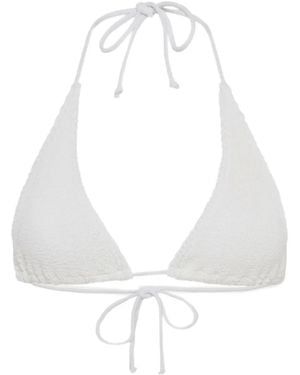 Bondeye Sofie Triangle Bikini Top - White