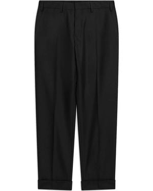 Dries Van Noten ウールパンツ - ブラック