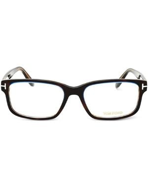 Tom Ford Square Full-Rim Glasses - Black