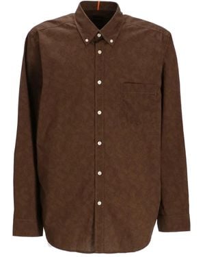 BOSS Button-Up Shirt - Brown