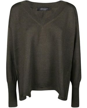Aragona V-Neck Jumper - Black