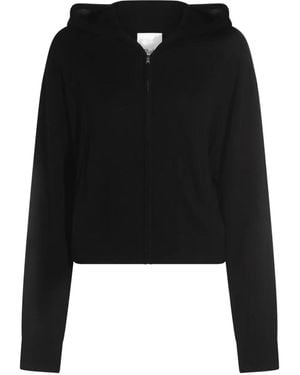 Allude Hoodie À Fermeture Zippée - Black