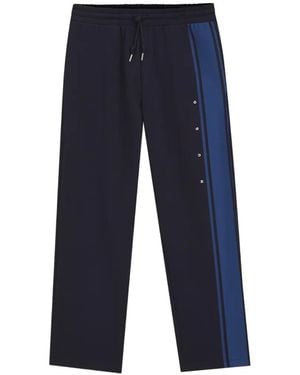 HUGO Elastic-Waistband Track Trousers - Blue