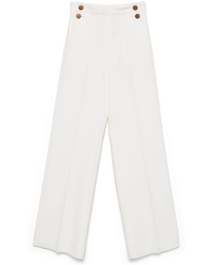 Max Mara Polonia Trousers - White