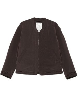 RANRA Logo-Embroidered Jacket - Brown