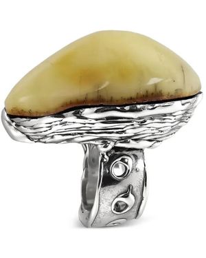 Elle Macpherson Strukturierter Ring - Weiß