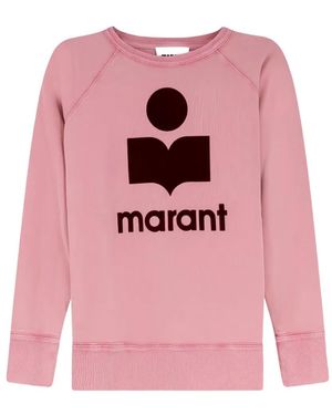 Isabel Marant Logo-Detail Sweatshirt - Pink