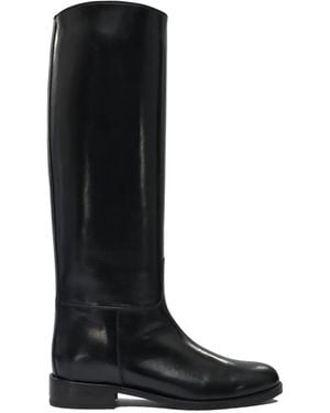 MARETTO® Reiterstiefel Aus Leder - Schwarz