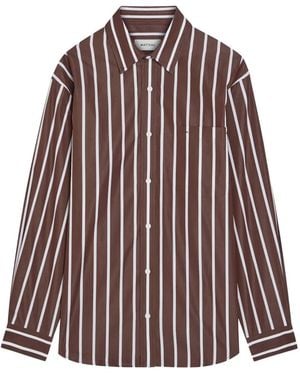 Matteau Striped Long-Sleeve Shirt - Red