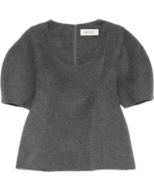 Rohe Cashmere-Blend Blouse - Gray