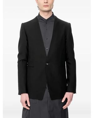 DEVOA Chaqueta De Esmoquin Con Botones - Negro