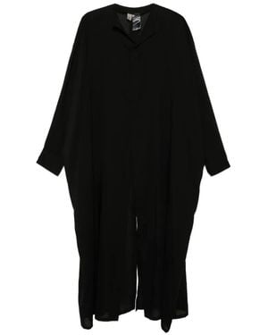 Yohji Yamamoto Sheering-Effect Shirt - Noir