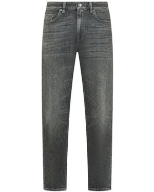 Seventy Venezia Faded Whiskered Jeans - Grey