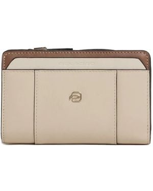 Piquadro Lleather Wallet - Natural