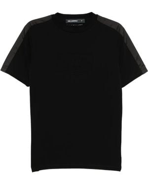 Karl Lagerfeld T-Shirt mit Logo-Prägung - Schwarz