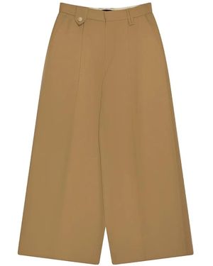 Simone Rocha Wide-Leg Trousers - Natural