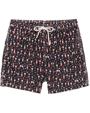 MC2 Saint Barth Lighting Micro Fantasy Swim Shorts - White
