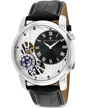 Christian Van Sant Sprocke 46Mm Watch - Black