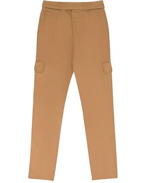 Rhude Straight-Leg Cargo Track Pants - Natural