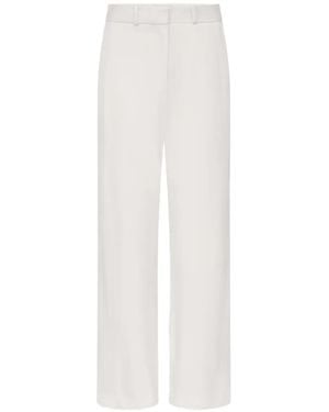 Loulou de Saison Kian Straight-Leg Trousers - White