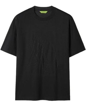 Shanghai Tang Horse Graphic T-Shirt - Black