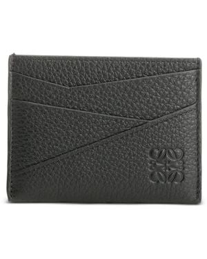 Loewe Puzzle Edge Grained-Leather Cardholder - Gray