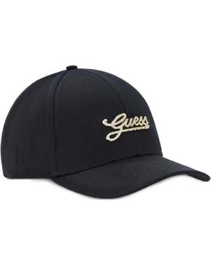 Guess Logo Baseball Cap - Blue