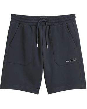 Marc O' Polo Drawstring-Waist Shorts - Blue