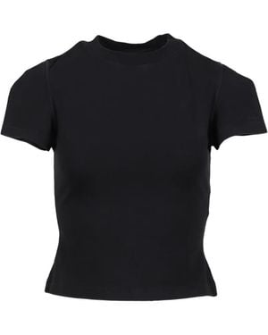 Vetements Embroidered Logo T-Shirt - Black