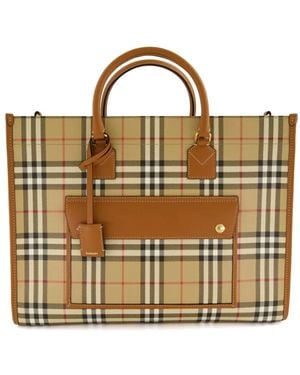 Burberry Freya ハンドバッグ M - メタリック