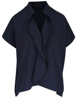 Zero + Maria Cornejo Fin Gaban Blouse - Blue