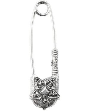 Emanuele Bicocchi Stella Brooch - White