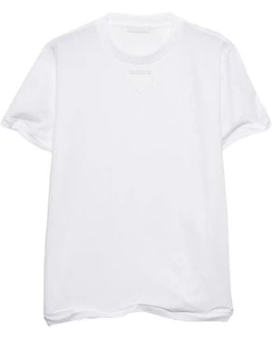 Prada Shapeable T-Shirt - Weiß