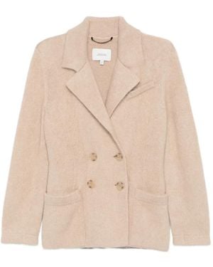 Dorothee Schumacher Double-Breasted Knitted Jacket - Natural