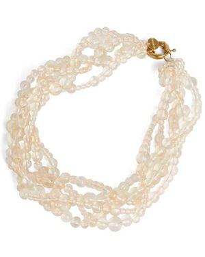 Momoní Esfera Beaded Necklace - Metallic