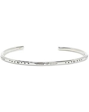 Elle Macpherson Engraved Bracelet - White