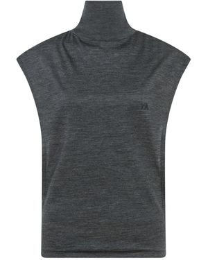 16Arlington Ovica Mouwloze Top - Grijs