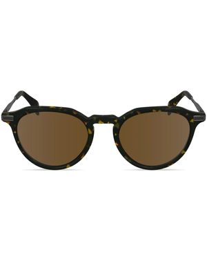 Paul Smith Keats Pantos-Frame Sunglasses - Brown