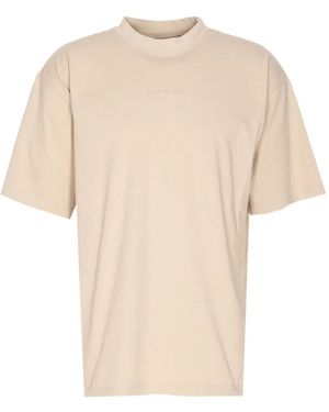 Balenciaga Logo-Embroidered Crew-Neck T-Shirt - Natural