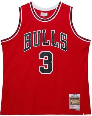 Mitchell & Ness X Nba Chicago Bulls 2016-17 Dwyane Wade Jersey - Red