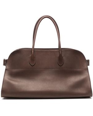 The Row Ew Margaux Tote Bag - Brown