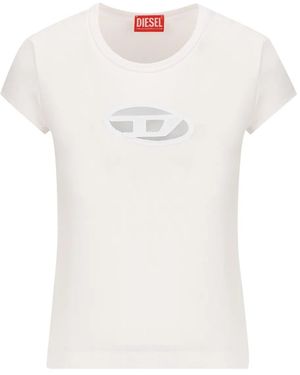 DIESEL Logo-Detail T-Shirt - White