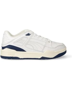 PUMA Slipstream Logo-Detail Trainers - White