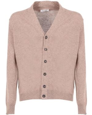 Kangra V-Neck Buttoned Cardigan - Pink
