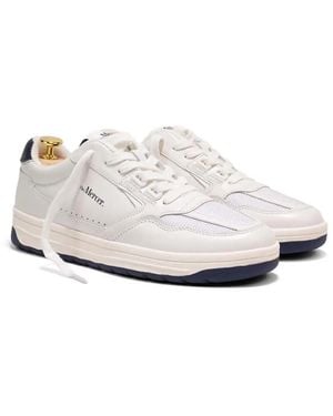 The Mercer Brand Lace-Up Low-Top Leather Sneakers - White