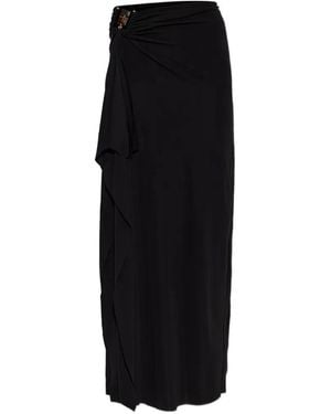 Christopher Esber Jupe Longue Bezel Quartz Cascade - Noir