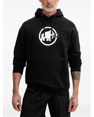 Mammut Base Ml Pouch-Pocket Hoodie - Black