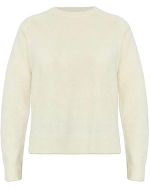 AllSaints Rebel Crew-Neck Long-Sleeve Sweater - White