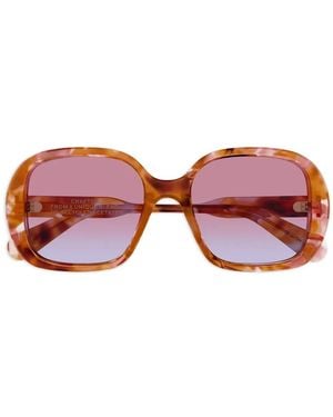 Chloé Geometric Ch0222S Sunglasses - Pink