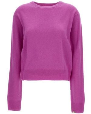 Extreme Cashmere Round-Neck Jumper - Purple